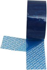 ETI Void & Temper Proof Evident Security Tape 72mmX50 Meter Length Tamper Tape Blue (1 roll)