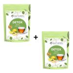 Buy 1 Get 1 Naturrel Detox Masala Tea-Green Tea Pouch (2 x 100 g) (Pack of 2)