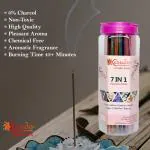 KESUDO 7 IN 1 Agarbatti Natural Fragrance Incense Sticks | Agarbathi for Puja, Festivals, Good Vibes Incence Sticks