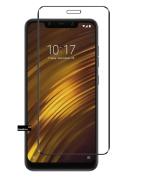 Shagya Black Tempered Glass 6D Screen Protector With Wipes Kit For Poco F1