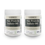Sharrets Nutritions Soy-90 Non Gmo Isolated Soy Unflavoured Protein Powder, 200g ( Pack of 2)