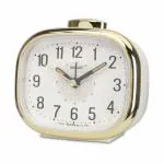 OREVA Bip Alarm Table Analog Clock (Copper 10.7 Cm X 3.7 Cm X 6.3 Cm, AA3017)