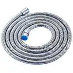 ENNIUS High Density Stainless Steel Flexible Shower Hose, Health Faucet Tube, Hand Shower pipe (Chrome) (1.5 Meter) (Pack of 1)