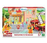 Skillmatics My World Fire Fighters to Rescue Game for kids 3Y+, Muliticolour