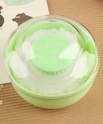 Kritiu Baby Powder Puff With Case , Green