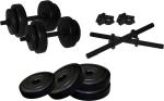 Body Maxx Polyvinyl Chloride 20 Kg Adjustable Dumbbells Sets (Set Of 2)