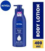 NIVEA Nourishing Body Milk 400ml Body Lotion | 48 H Moisturization | With 2X Almond Oil | Smooth and Healthy Looking Skin |For Very Dry Skin