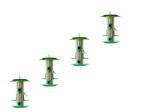 Amijivdaya Large Bird Feeder with hut Pack of 4