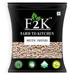 F2K White pepper whole 200g (Safed Mirch sabut) | Fresh Harvest