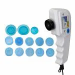 CRESCENT Ultimate Mini 14-in-1 Quick Relief Magnetic Full Body Electric Massager with 14 Applicator and 2 Speed Setting (Mild, Strong), White