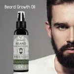 Beard Growth Oil For Men Fast Growth Advanced - 50ml - Beard Growth Oil for Patchy Beard, With Redensyl and DHT Booster, Nourishment & Moisturization, No Harmful Chemicals Hair Oil (50ML) (PACK OF 1)