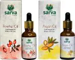 Sarva By Anadi Pure Rosehip And Argan Essential Oils For Hair And Skin 60 ml - Pack Of 2