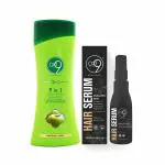 Oxi9 9 In 1 Green Apple Shampoo 300ml & Oxi9 Hair Serum Enriched With Jojoba Oil & Argan Oil 100ml | Paraben & Sulphate Free