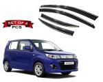 Auto E-Shopping Chrome Line Door Visor for Maruti Wagonr Stingray Set of 4 Pieces