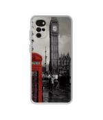 Casotec London Theme Design Printed Silicon Soft TPU Back Case Cover for Motorola Moto G22 4G