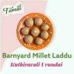 Tamili Barnyard Millet Laddu 200gm, Kuthiravali Urundai (Healthy Snacks | Natural Sweet | Home Made | Traditional Making | No Added White Sugar | No Added Preservative or Color)