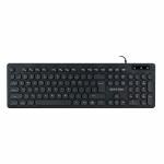 Live Tech Black Dean Round Keycap USB 104 Keys Wired Keyboard (B08WPPF2Q4)