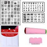 Royalkart Nail Art Kit For Women Professional Tip Guides For Nails Nail Stamper For Nailart