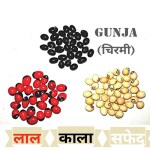 SS520 Gunja Combo Multi Colour Red Black White Mix 151 Per Colour 453 Seed Rare Chirami Combo Pack Lal Gunja, Kala Chirmi, Safed Gurinvida Beads Ratti Gumchi Madhuyastika