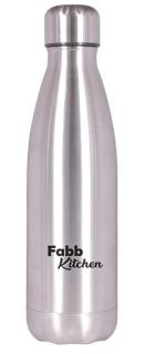 Fabb Kitchen Rio 680ml Stainless Steel - Single Wall/Fridge Bottle 680ml Bottle (Silver, Steel)