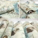 doodad (45cm x 1000cm) Travel World Tour Adventure Premium wallpaper for walls| Self adhesive vinyl wallpaper DIY wall stickers| wall decor for living room, home, bedroom, kitchen, bathroom, furniture, shops, door, cupboard, table, lounge, almirah|