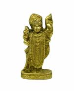 Shreenathji God Brass Collectible Handicraft art by BHARAT HAAT
