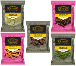 BLK Foods 500g Whole Spice combo |Clove, Cinamon roll, Badi Elachi, Bayleaf, Kasuri Methi 100g each