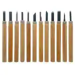 Lakeer Wood Engraving Carving Tool Kit for Kids and Beginners - Set of 12 Pcs
