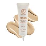 Colors Queen Dream Mattifying Mousse Foundation, Oil Free Matte Finish Foundation with SPF-15, Long Lasting Lightweight Buildable Coverage Foundation for Face Makeup (Light Sand)