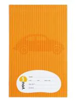 Youva Navneet Soft Bound Brown Cover Long Notebook 17x27 cm Single Line 172 Pages - Pack of 6