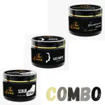 Laurvel Combo Pack Of 3 Face Mask 100gm+Charcoal Scrub 100gm+ Scrub Cream 100gm