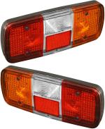 Apsmotiv Multicolor Led Tail Lamp 12 V Set Suitable For Mahindra Bolero Pick Up 2nd Gen, Maxi Truck Car Reflector Light