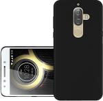COVERBLACK Rubber Back Cover Compatible model for Lenovo K8 Plus - Black