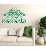 WOLPEP Multicolor Vinyl Namaste Wall Sticker