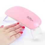 OPTRA-Clothfab Pink Sunmini Uv Led Lamp Nail Dryer Portable Usb