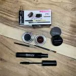 KA CAYLA Beauzy Single Black Volumising mascara with Eye Brow Eyemakeup Combo! Quick Dry Super Dark (2 Items in the set)