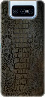 SRG INFOTECH Asus Zenfone 8 Flip Mobile Skin (Black Crocodile)