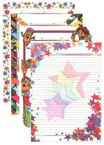 ECLET A4 One Side Ruled Designer Sheets (Pack of 100)