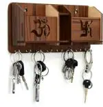 Aayus Bullshots Wooden 7 Hooks Key Holder