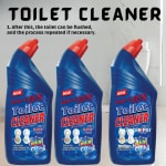 BLISS & BLUSH Toilet Cleaner blue 1500ml Natural & Organic Cleaning for Tap, Tile, Wash Basin & Toilet, Germ-Free toilet