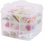 MODERNINNOVATOR White Plastic Storage Box - 15 x 12 cm