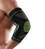 LEOSPORTZ Elbow Support for Gym (1 Pc) - Elbow Brace for Men Women Workout | Elbow Compression Sleeves for Tendonitis Pain Relief, Tennis, Volleyball, Cricket - Elbow Pain (S, Green)