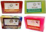 Khadi Herbal Handmade Soap Combo-5, 125 Gm Each (Pack Of 4)