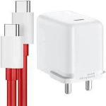 OCTRIX 65 W 6.5A Mobile Wall Charger Warp Dash Charger Kit 65W for Oneplus Type C, 1xWall Charger+1xType C Warp Cable Charger with Detachable Cable (for Warp Oneplus 65W Charger with C to C Cable for Oneplus 9/9 Pro/9R/8/8T/ NORD, Cable Included)