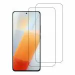 Kite Digital Vivo Iqoo 9 Transparent Tempered Glass Screen Protector with Full Screen Coverage - Except Edges and Easy Installation Kit (Pack of 2)