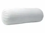 PumPum White Hollow Fibre Filled Bolster Pillow 27 x 9 inch