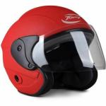 Fuery Half Face Nano Pro ( Red ) Motorbike Helmet  (Red)