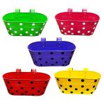 Shopmefast Metal Dotted Oval Railing Planters (Pack Of 5)