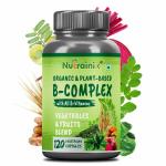 Nutrainix Plant Based B Complex 120 Vegetarian Capsules
