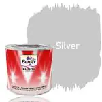 Berger Silver Mirror-Like Gloss Tough Coating Silver For Wooden And Metal Surfaces - 200 Ml